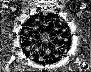 The world is bound in hidden knots (in this case, of fire and stone)